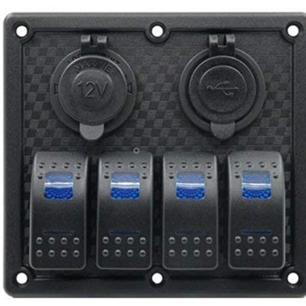 Bfy Switch Panel 4'lü Usb +cakmaklik