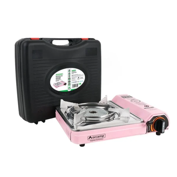 Orcamp Seramik Pro Portatif Ocak Pembe