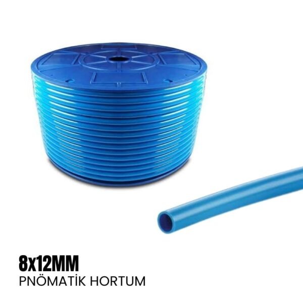 Euroflex Pnömatik Hortum 8x12mm Karavan Su Tesisatı - Mavi