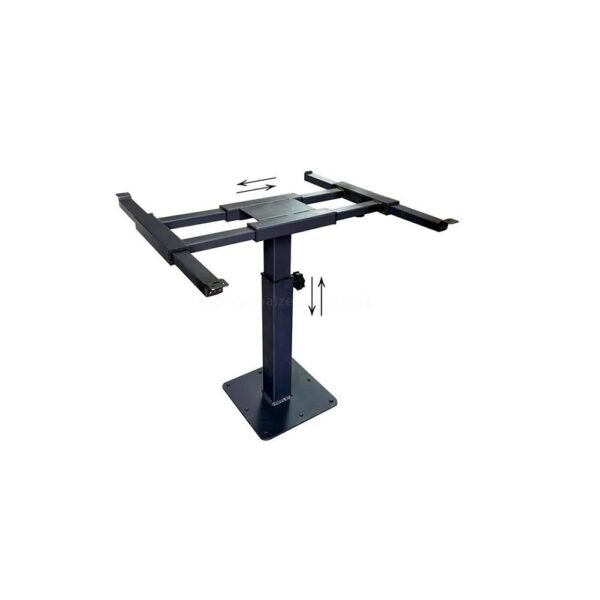 KDH Hareketli Masa Ayağı 40-72cm 4 Yönlü Siyah