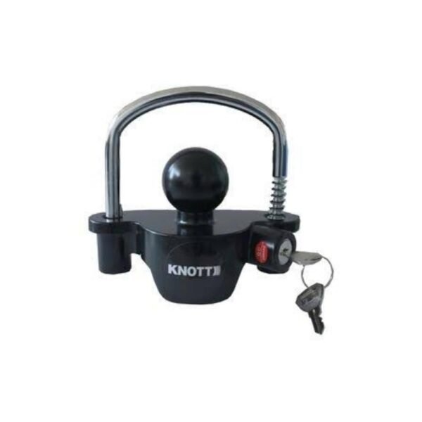 Knott Kaplin ve Römork Güvenlik Kilidi Anahtarlı Tip - Siyah