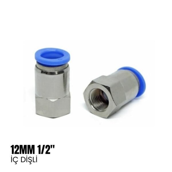 SHUIVAN Pnömatik Rekor 12mm 1/2″ İç Dişli - Şipşak