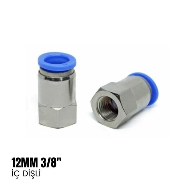 SHUIVAN Pnömatik Rekor 12mm 3/8″ İç Dişli - Şipşak